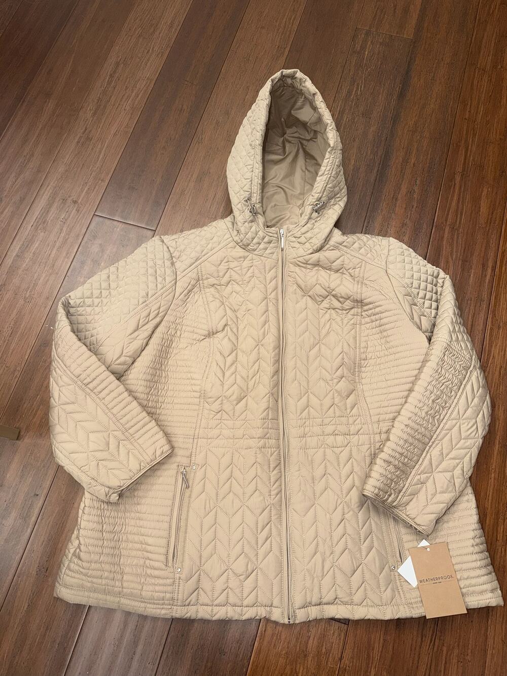 Weatherproof Quilted Walker Jacket NWT 3X